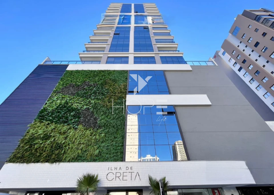 Residencial Ilha de Creta - apartamento à venda com 112m² - 3 suítes - 600 metros do mar - Meia Praia - Itapema SC