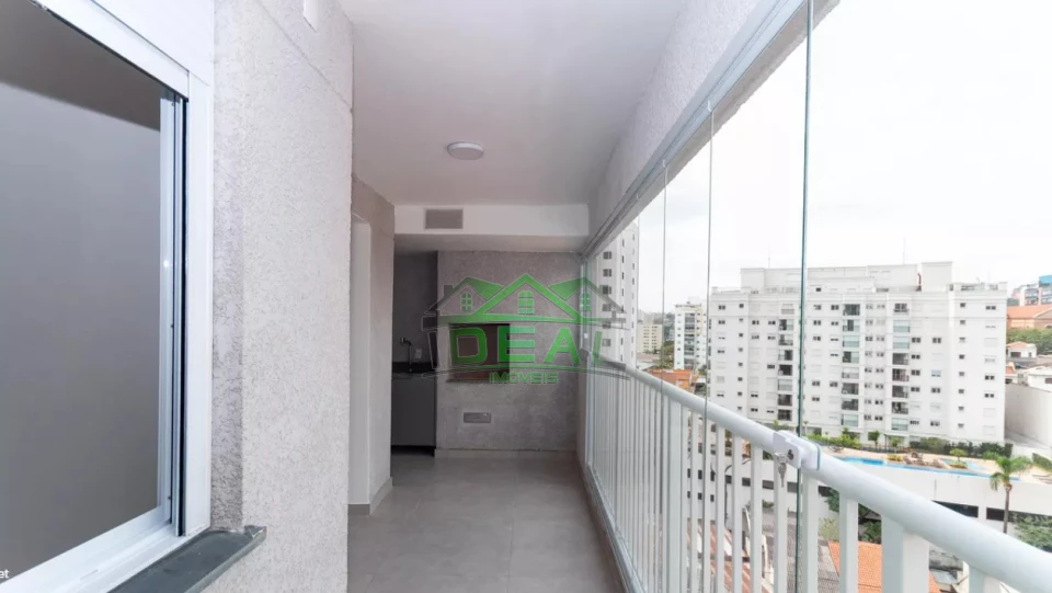 Apartamento Novo para Compra na Vila Romana, Varanda Gourmet, 2 Dorms, 1 Suíte e 1 Vaga