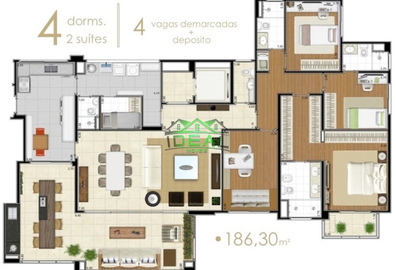 Apartamento para Venda na Vila Leopoldina, 4 dorm, 2 suíte, 4 vagas, 186 m Imagens do imóveis Apartamento para Venda na Vila Leopoldina, 4 dorm, 2 suíte, 4 vagas, 186 m