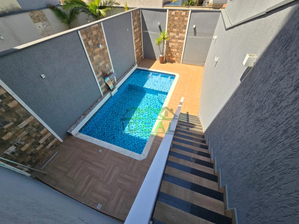 Imagens do imóveis Sobrado para Alugar no Condomínio Recanto City Anastácio, Piscina e Espaço Gourmet