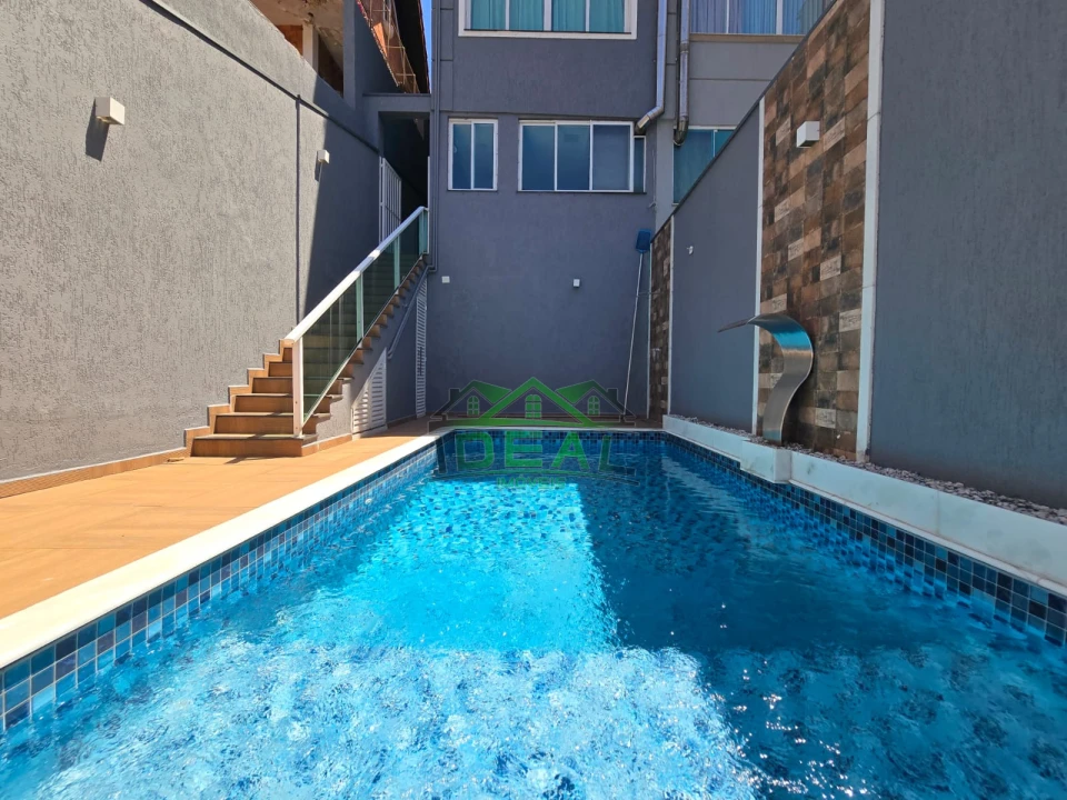 Imagens do imóveis Sobrado para Alugar no Condomínio Recanto City Anastácio, Piscina e Espaço Gourmet