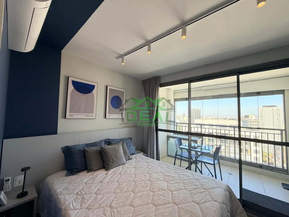Studio para Locação na Vila Madalena, Em frente ao Metro, Totalmente Mobiliado e Sem vaga