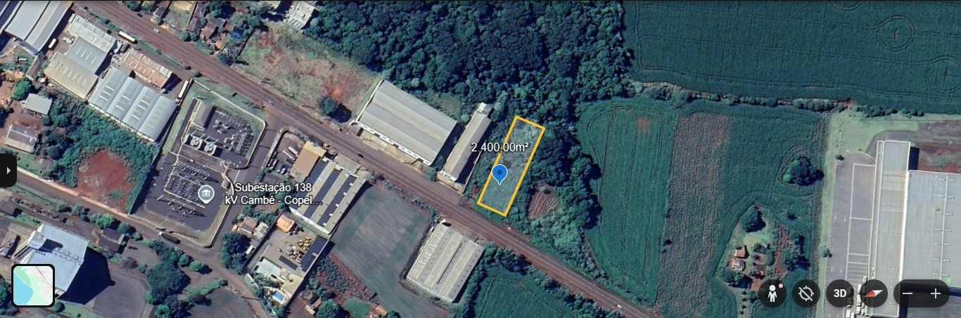 Terreno Comercial e Industrial Av. José Bonifácio Cambé Pr