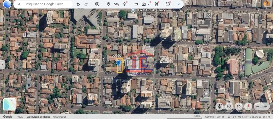Imagens do imóveis TERRENO COMERCIAL COM 2 CASAS EM MADEIRA - RUA ESPANHA - CENTRO - CAMBÉ-PR