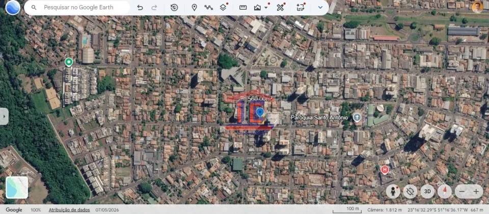 Imagens do imóveis TERRENO COMERCIAL COM 2 CASAS EM MADEIRA - RUA ESPANHA - CENTRO - CAMBÉ-PR