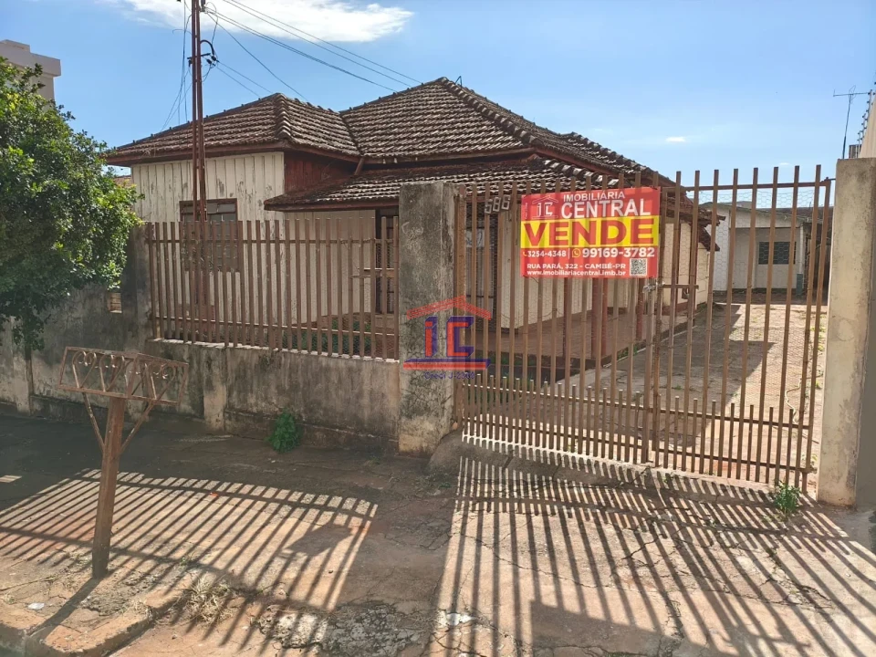 Imagens do imóveis TERRENO COMERCIAL COM 2 CASAS EM MADEIRA - RUA ESPANHA - CENTRO - CAMBÉ-PR