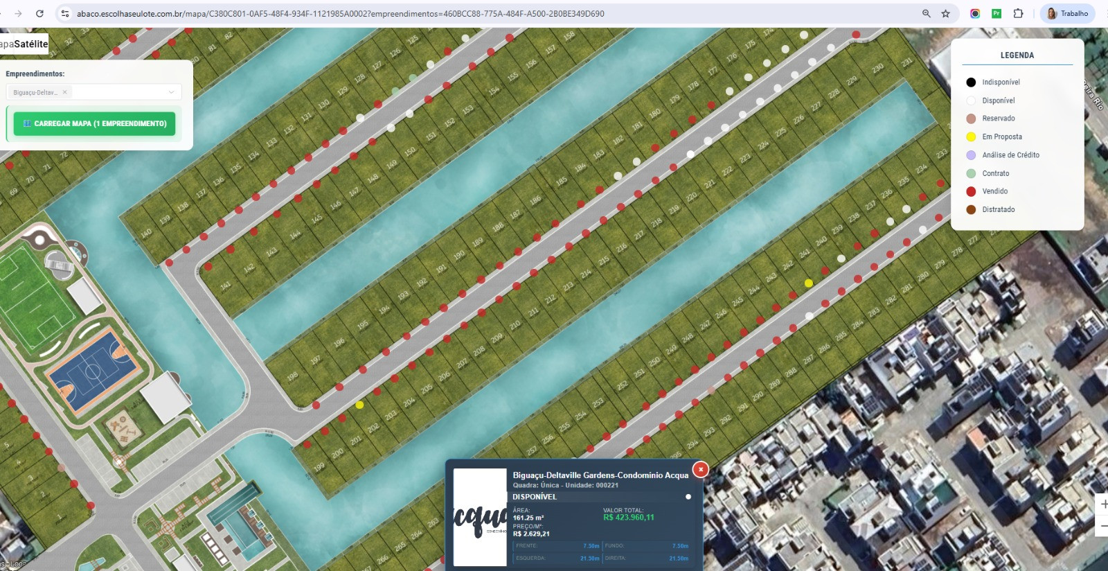 Imagens do imóveis Terreno À Venda Acqua Condomínio Clube Biguaçu