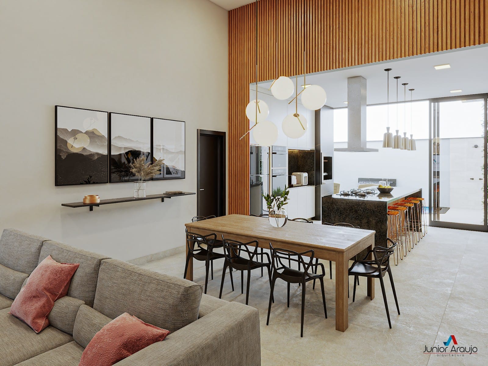 Imagens do imóveis Casa térrea com 3 suítes e piscina no condomínio Morro Vermelho 2 em Mogi Mirim