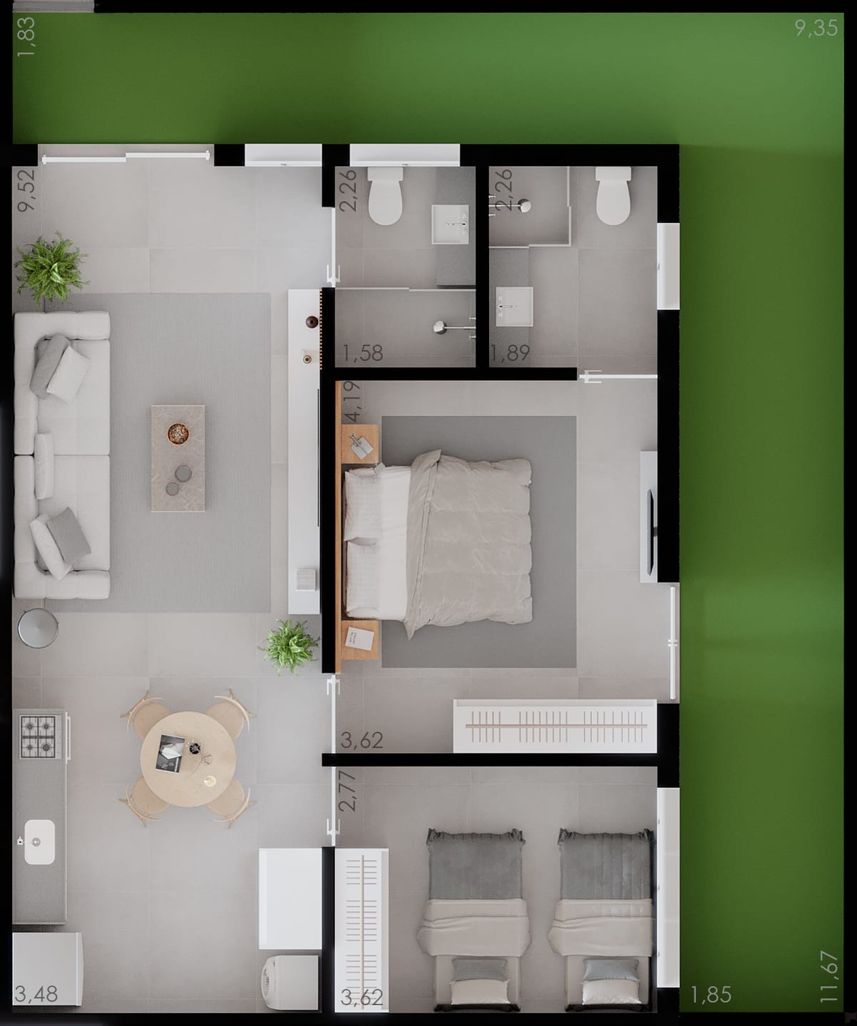 Imagens do imóveis Residencial Vila Bossa, Mogi Mirim Interior de São Paulo, Bairro Parque da Imprensa Casas com Suíte e Área