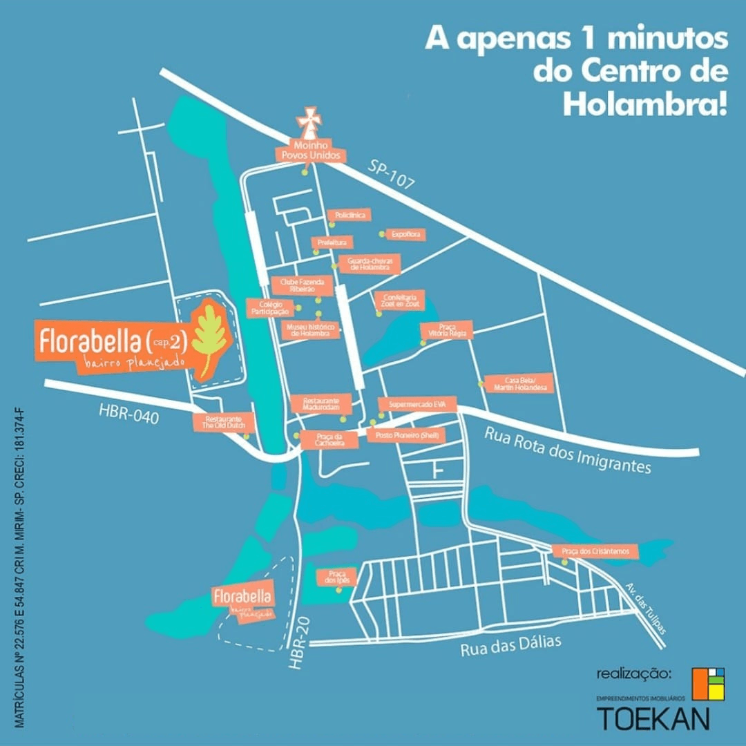 Imagens do imóveis Lotes à venda - Florabella 2 - Bairro Planejado - Holambra