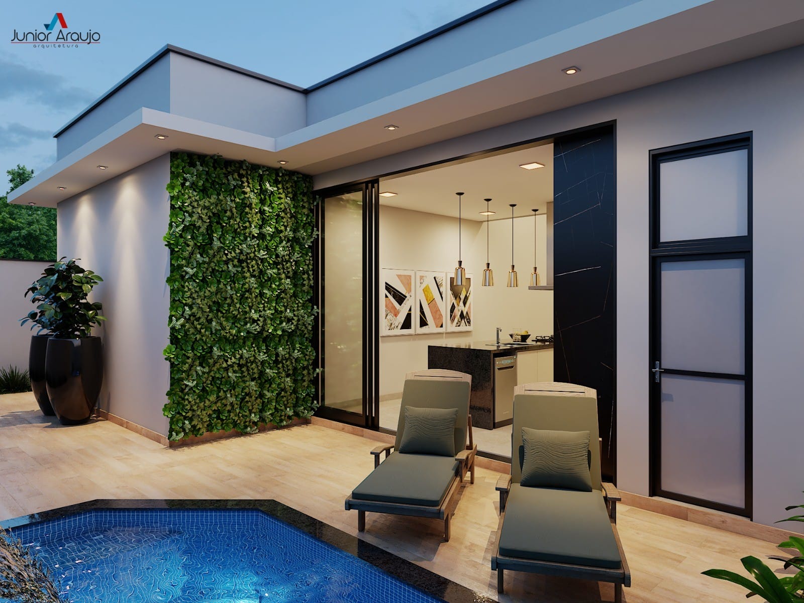 Imagens do imóveis Casa térrea com 3 suítes e piscina no condomínio Morro Vermelho 2 em Mogi Mirim