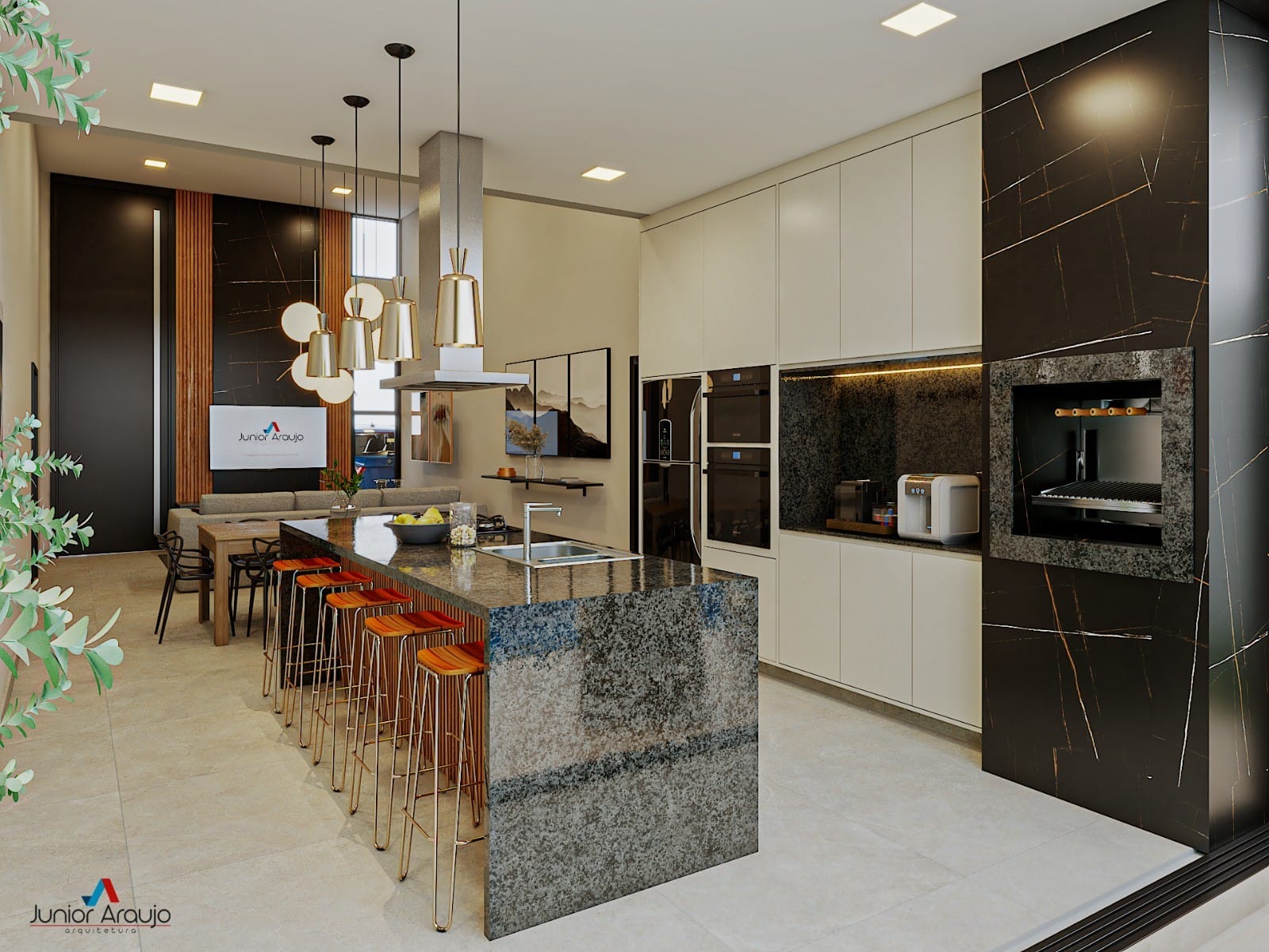 Imagens do imóveis Casa térrea com 3 suítes e piscina no condomínio Morro Vermelho 2 em Mogi Mirim