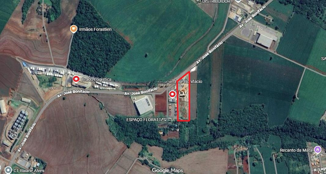 Área com 60.500,00m² a venda na Av. José Bonifácio  em Cambé