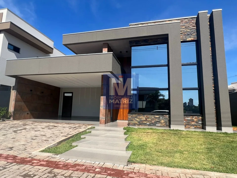 Linda Casa Alto Padrão no Residencial Bellevie