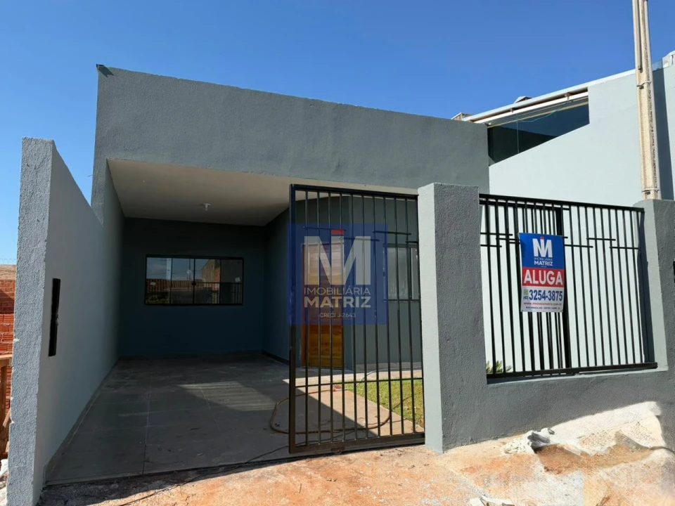 CASA NOVA PARA LOCAÇÃO - 02 QUARTOS