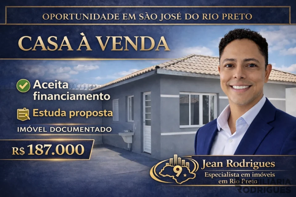Casa À Venda Residencial Ana Célia São José Do Rio Preto