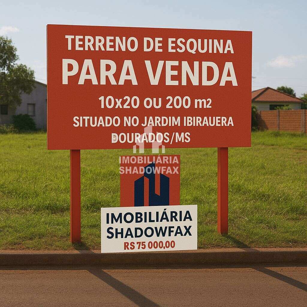 Terreno 10x20m Jardim Ibirapuera