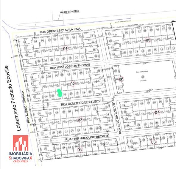 Terreno Alto do Boa Vista, 324m², à venda em Dourados