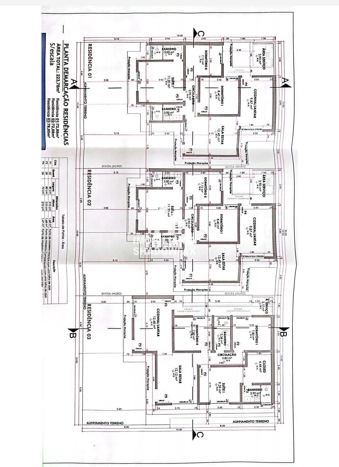 Casa 2 com 3 quartos, 72,88m², à venda em Dourados, Conjunto Residencial Monte Carlo