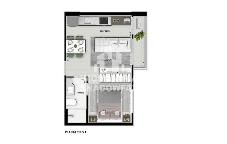 Apartamentos à venda no Sunset Residence Suíte & Office Dourados MS