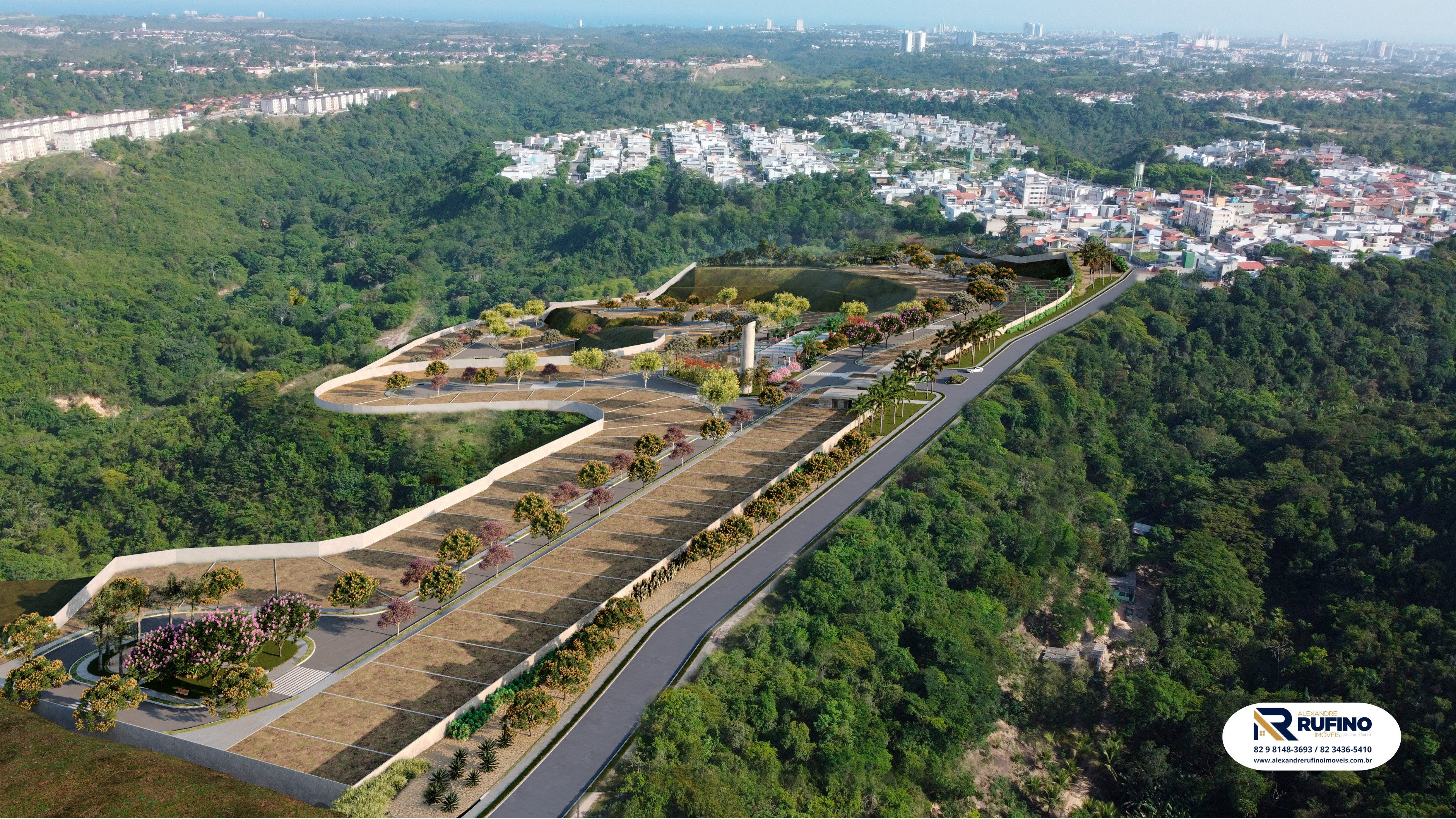 Imagens do imóveis Viva no Paraiso Rodeado Pela Natureza em Lotes A Partir de 250m² no Antares em Condomínio Padrão Elevado a Pouco Tempo do Shopping Pátio Maceió