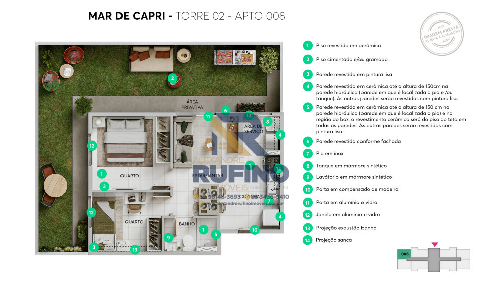 Imagens do imóveis Seu 2/4 Com Giardino/Quintal Privativo Além do AP no Antares O Lugar Que Irá Revolucionar Sua Vida e Região Com a Imponência e Estrutura Completa