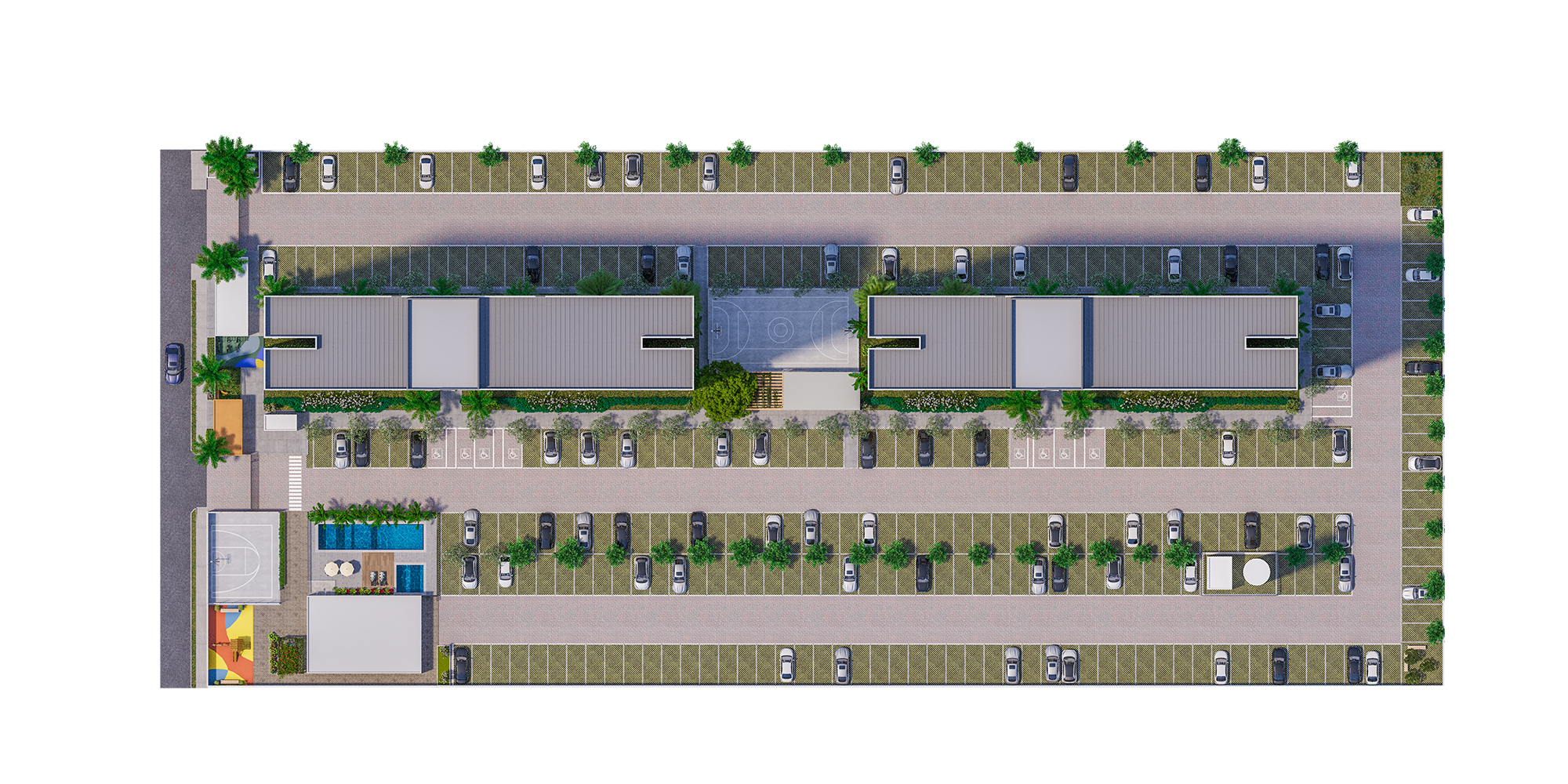 Imagens do imóveis O 2/4 Com Suíte e Varanda Padrão Aconchegante ao Lado do Pátio Shopping e da Caixa Economia Federal em Condomínio Mais Que Completo