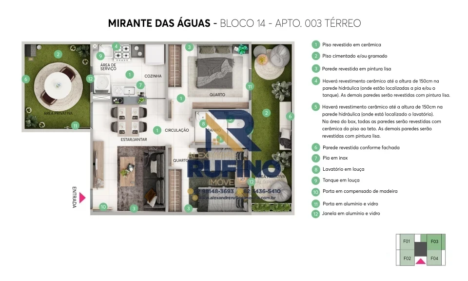 Imagens do imóveis O 2/4 Com e Sem Varanda a Pouco Tempo do Parque Shopping e do Mar Condomínio Fechado Com Lazer Essencial Para Viver Bem e Próximo a Tudo na Parte