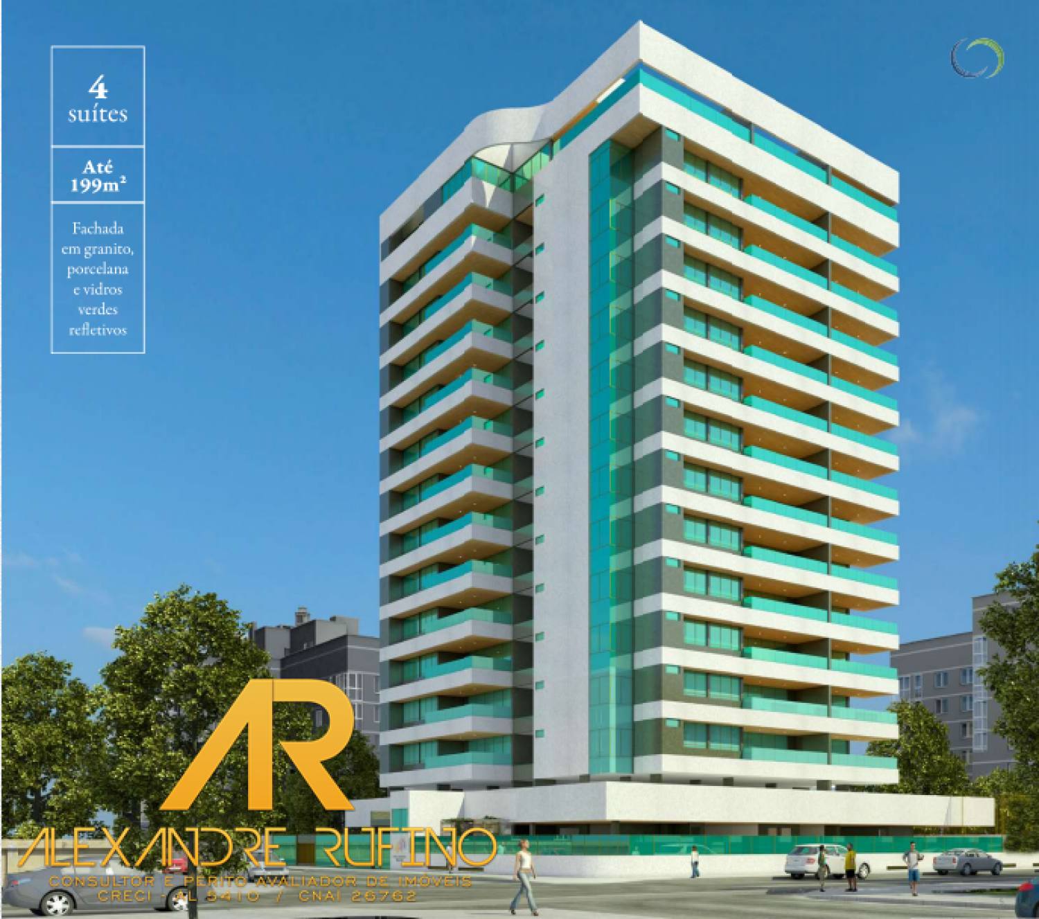 Edifício Rauh Santana da Consenco, Altíssimo Padrão Últimos 4/Suítes no Raul Santana Com Quase 200m² a Poucos Metros Mar da Ponta Verde Imagens do imóveis Edifício Rauh Santana da Consenco, Altíssimo Padrão Últimos 4/Suítes no Raul Santana Com Quase 200m² a Poucos Metros Mar da Ponta Verde