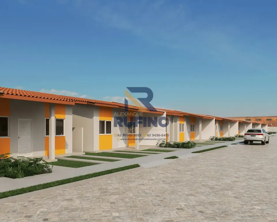 Imagens do imóveis Casa de 2/4 Padrão Condomínio Fechado e Lazer Próximo a Praia do Francês no Completo e Aconchegante Reserva do Cajueiro Residencial