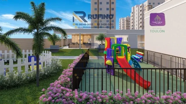 Imagens do imóveis Toulon Residencial, 2/4 Com Quintal Privativo Prox ao Pátio Shopping Lazer e Diversão.