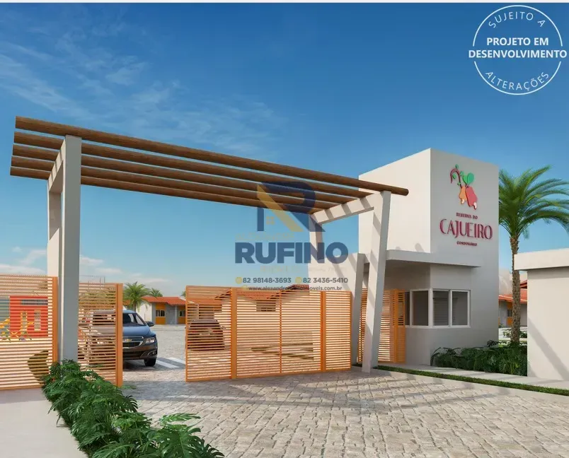 Imagens do imóveis Casa de 2/4 Padrão Condomínio Fechado e Lazer Próximo a Praia do Francês no Completo e Aconchegante Reserva do Cajueiro Residencial