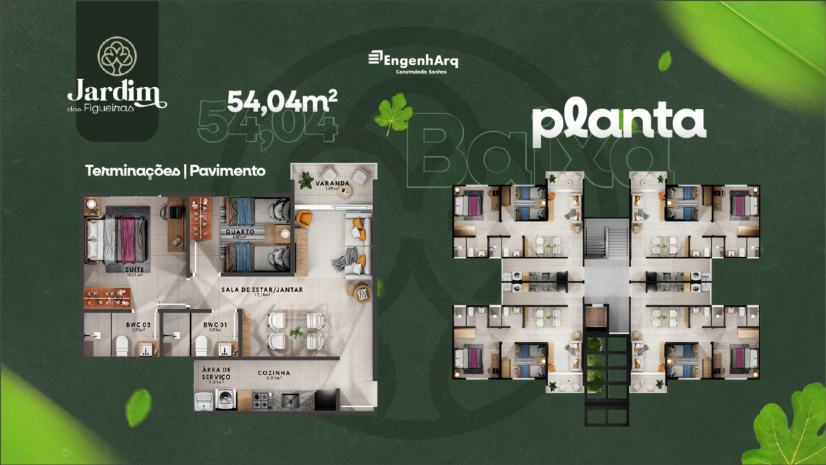 Imagens do imóveis O 2/4 Com Suíte e Varanda Amplo Próximo ao Novo Shopping e a Smart Fit Com Tudo ao Redor Para Que a Família Usufrua Além do Condomínio Completo
