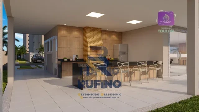 Imagens do imóveis Toulon Residencial, 2/4 Com Quintal Privativo Prox ao Pátio Shopping Lazer e Diversão.