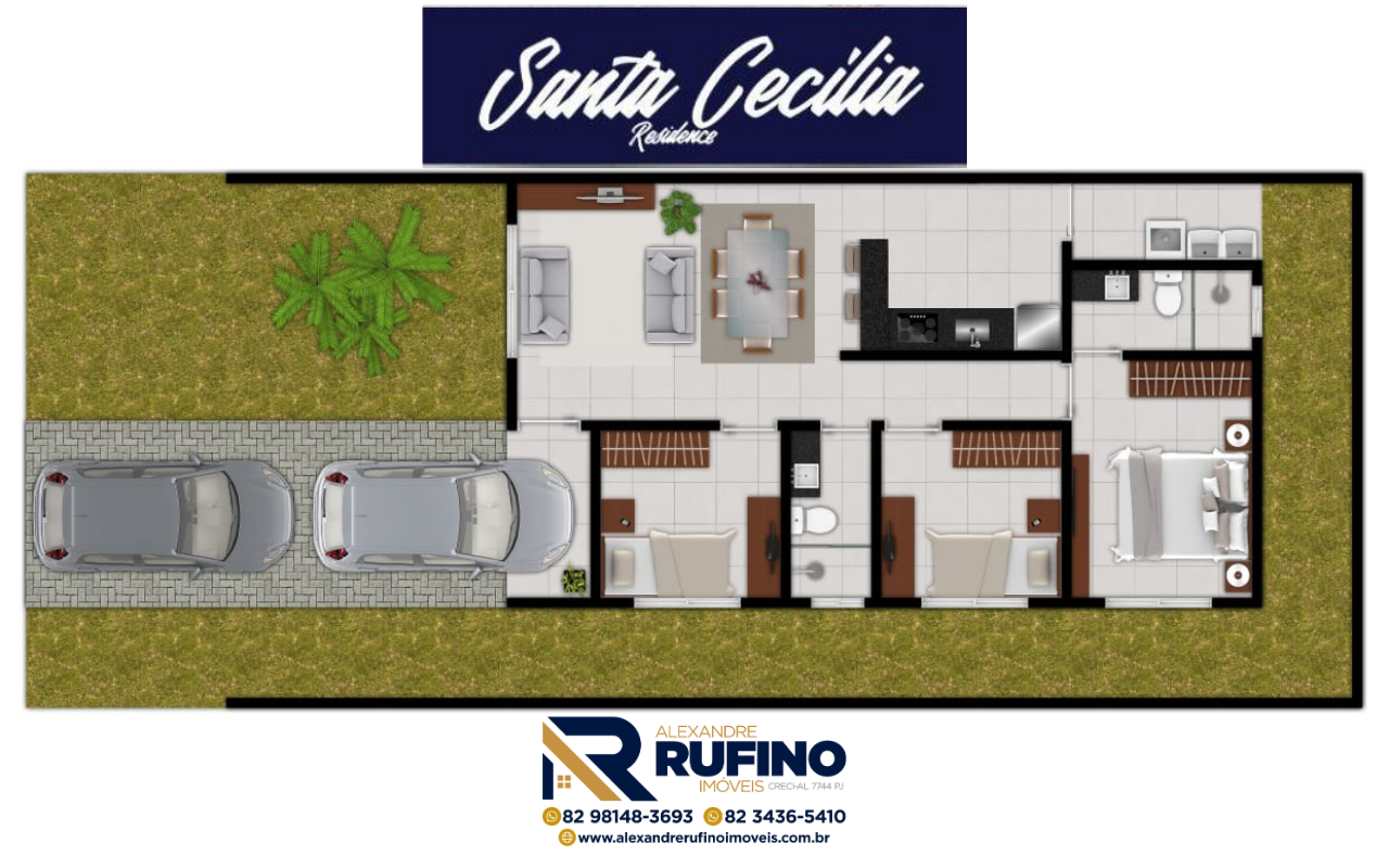 Santa Cecília. Casa 3/4 em Alto Padrão a Cinco Minutos da Praia do Francês Aos Polos Turísticos e Gastronômicos de Marechal Deodoro. Imagens do imóveis Santa Cecília. Casa 3/4 em Alto Padrão a Cinco Minutos da Praia do Francês Aos Polos Turísticos e Gastronômicos de Marechal Deodoro.