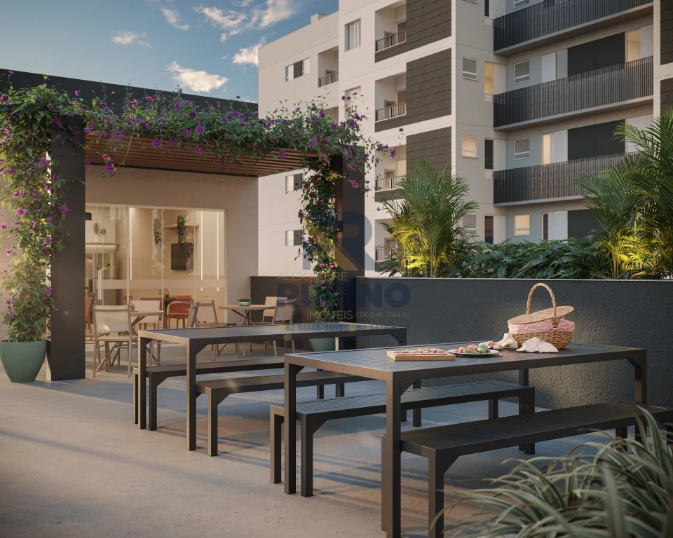 Imagens do imóveis AP 2/4 Suíte e Giardino Privativo de 22 a 70 m²  Prox ao Mar Parque Shopping em Padrão Elevado Para Investir e Viver Muito Bem - Cruz das Almas -