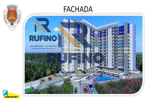 Imagens do imóveis Bragança Residence, Almejando Sofisticação e Imponência-2/4 Varanda Gourmet Alto Padrão no Bragança Residence na Pajuçara