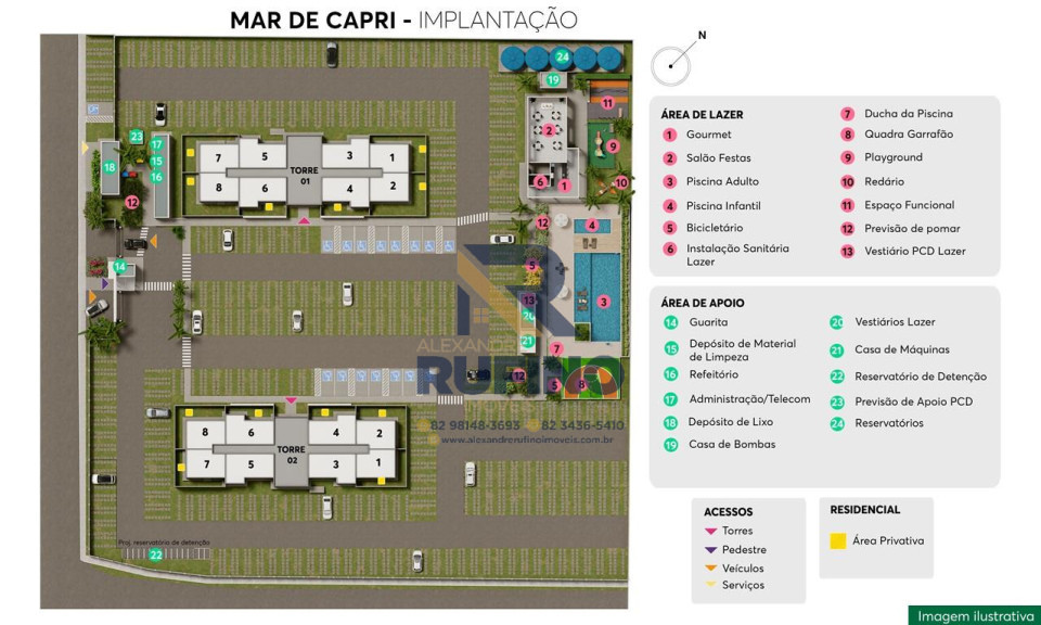 Imagens do imóveis Seu 2/4 Com Giardino/Quintal Privativo Além do AP no Antares O Lugar Que Irá Revolucionar Sua Vida e Região Com a Imponência e Estrutura Completa