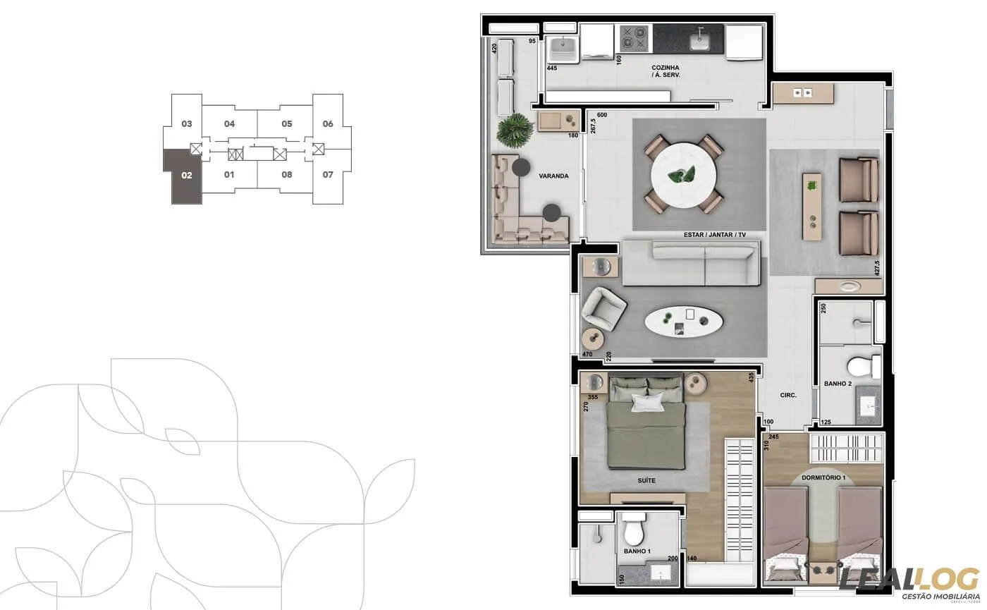 Imagens do imóveis Apartamento na Planta para Venda em Cuiabá / MT no bairro Bom Clima