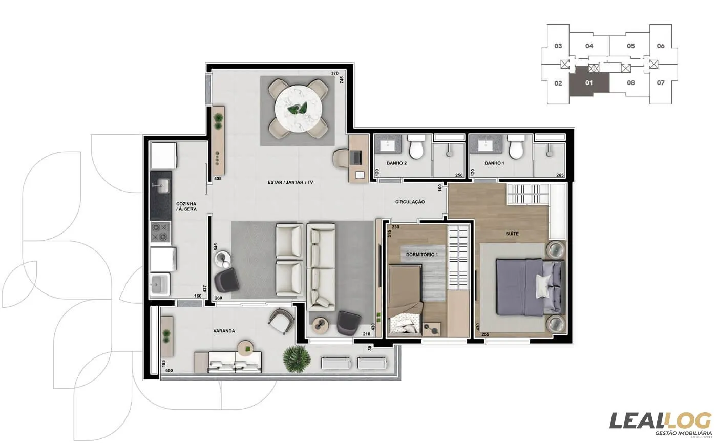 Imagens do imóveis Apartamento na Planta para Venda em Cuiabá / MT no bairro Bom Clima