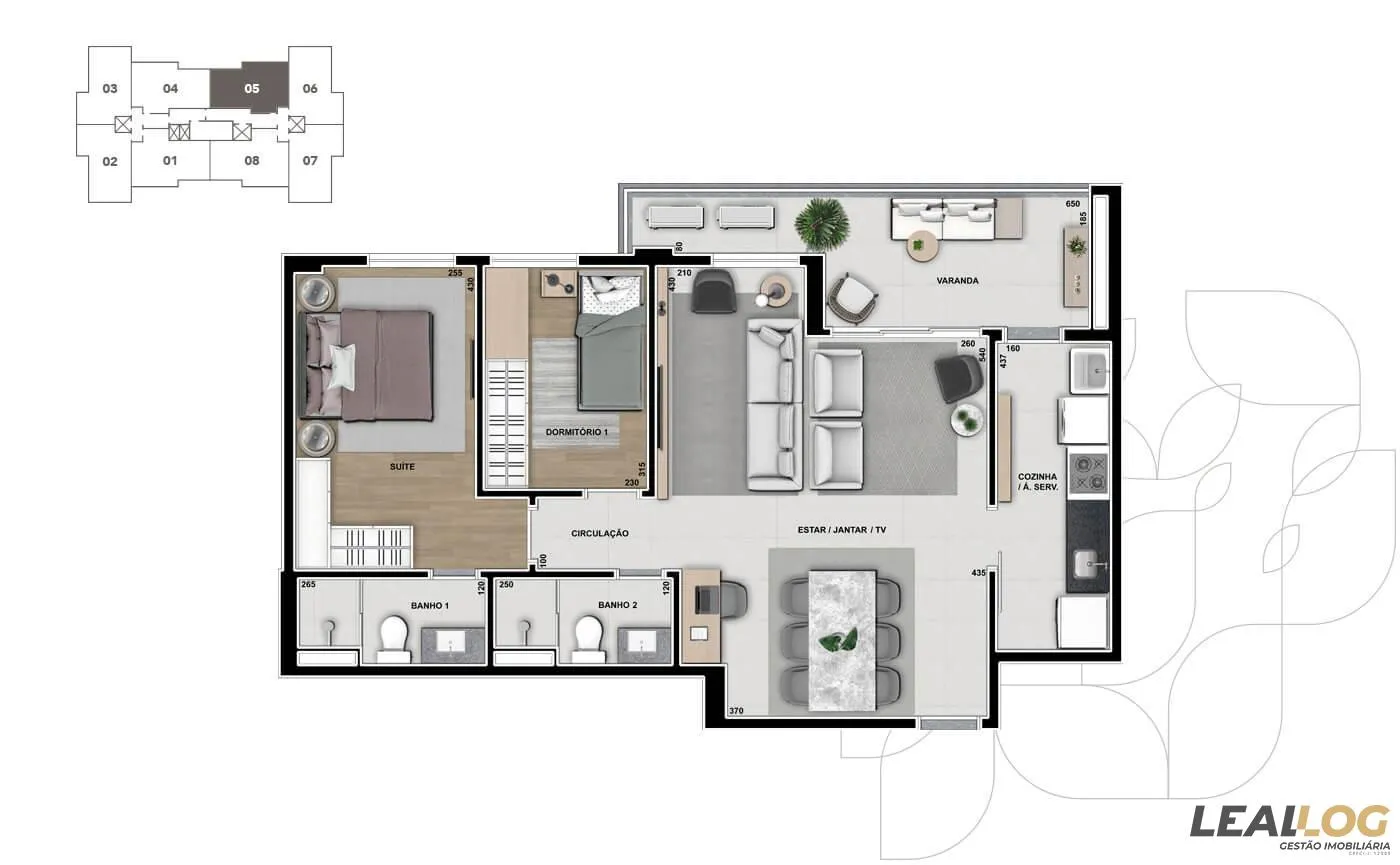 Imagens do imóveis Apartamento na Planta para Venda em Cuiabá / MT no bairro Bom Clima