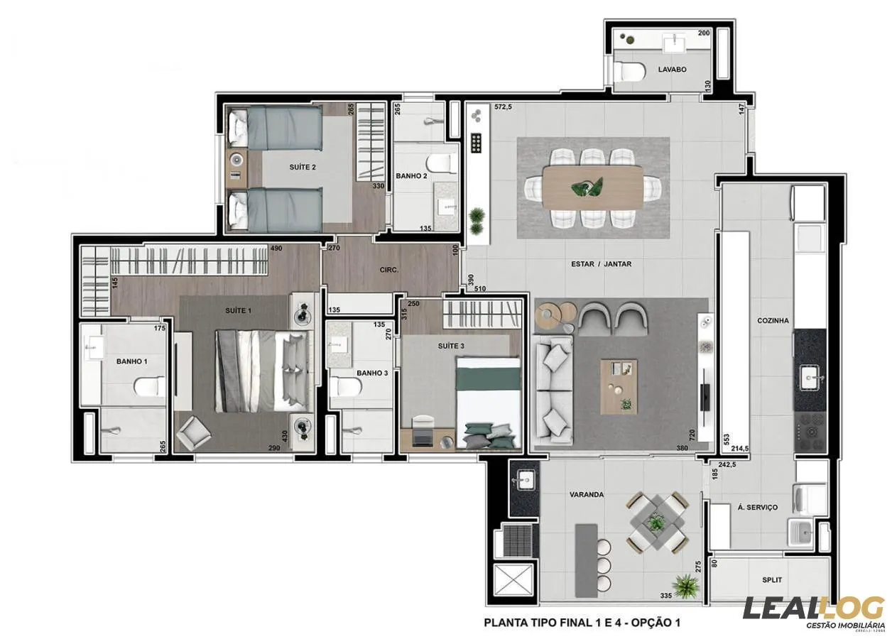 Imagens do imóveis Apartamento na Planta para Venda em Cuiabá / MT no bairro Jardim Aclimação
