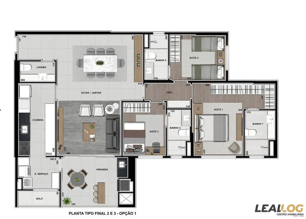 Imagens do imóveis Apartamento na Planta para Venda em Cuiabá / MT no bairro Jardim Aclimação