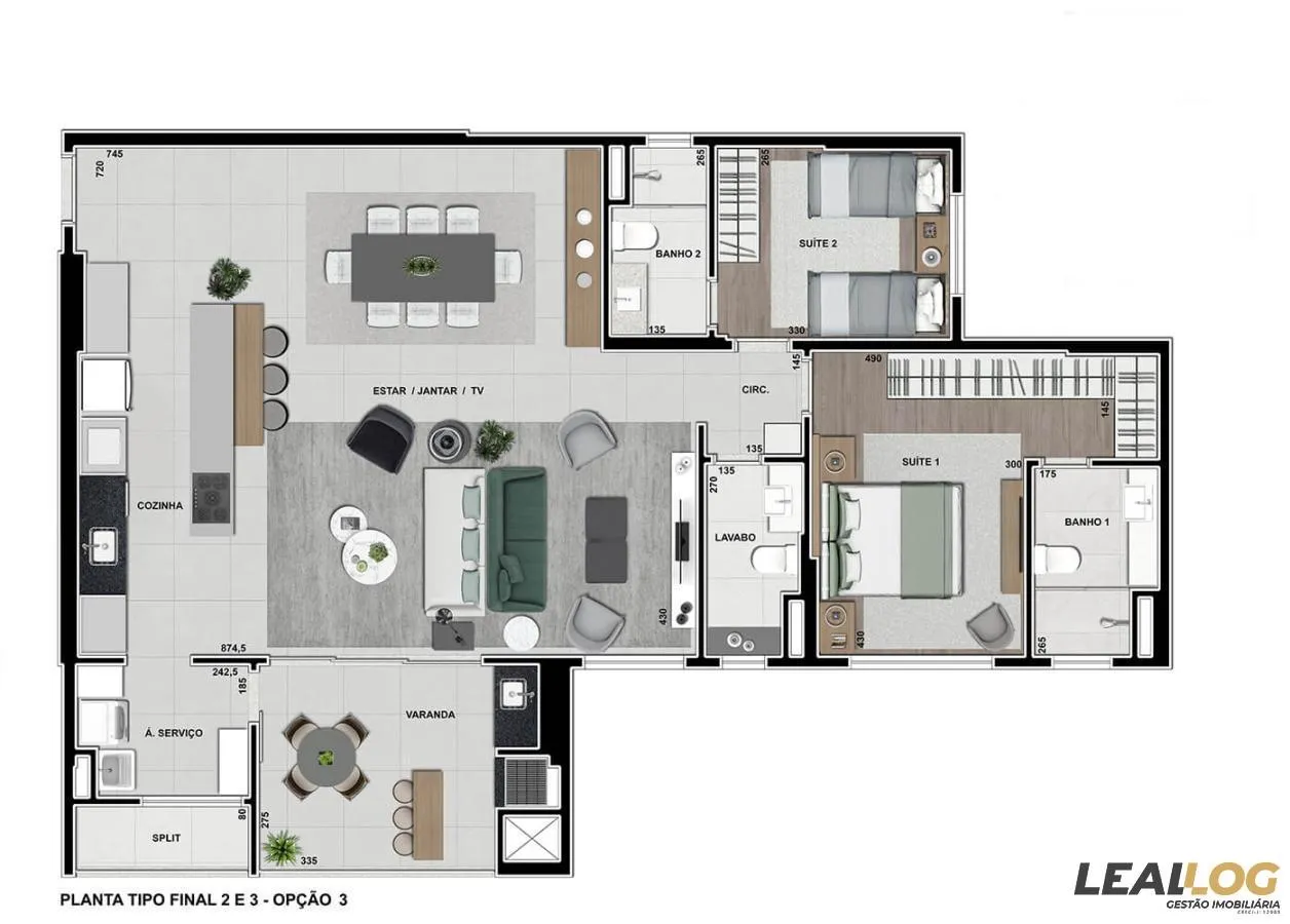 Imagens do imóveis Apartamento na Planta para Venda em Cuiabá / MT no bairro Jardim Aclimação