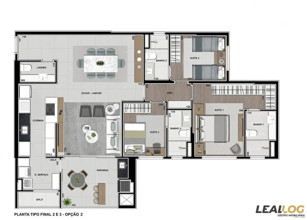 Imagens do imóveis Apartamento na Planta para Venda em Cuiabá / MT no bairro Jardim Aclimação