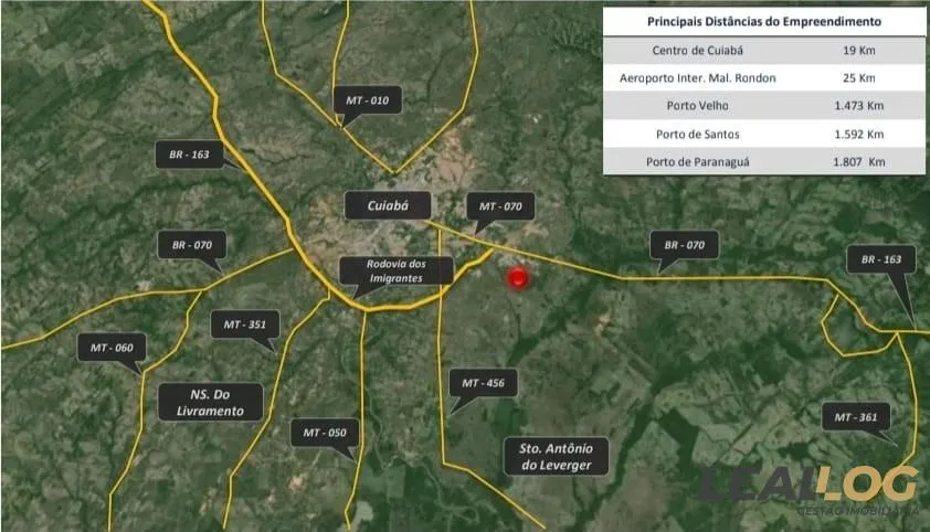Área para Venda em Cuiabá / MT no bairro Distrito Industrial
