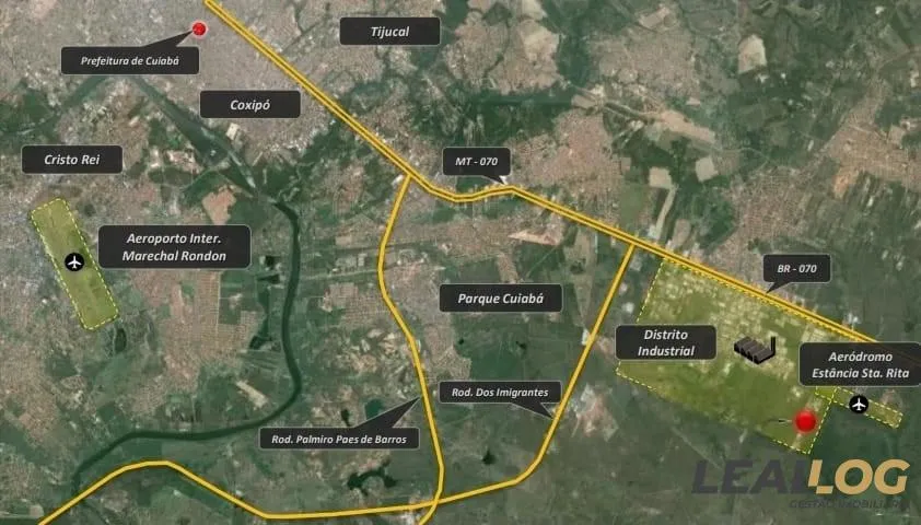 Área para Venda em Cuiabá / MT no bairro Distrito Industrial