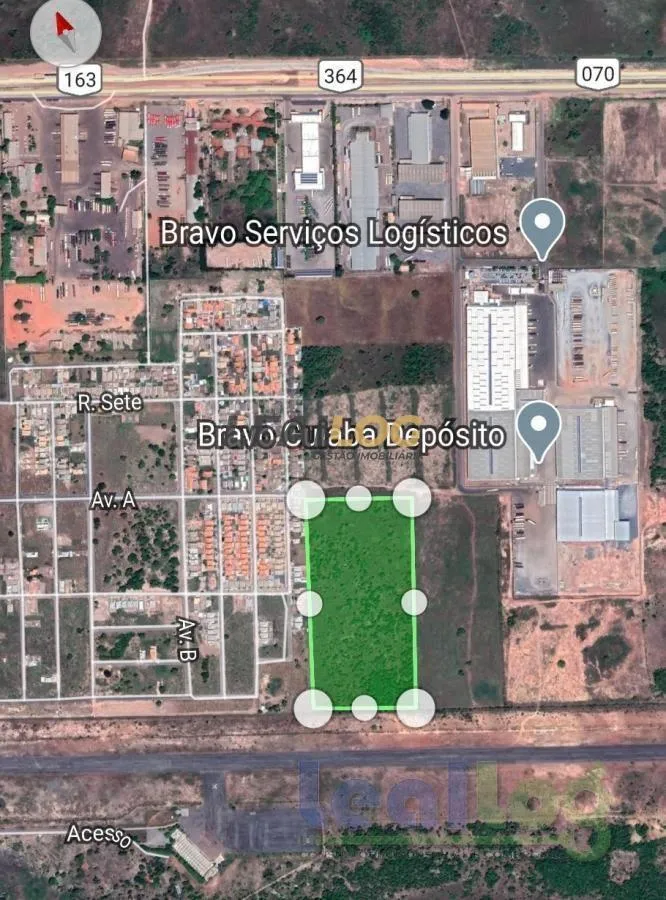 Área para Venda em Cuiabá / MT no bairro Distrito Industrial