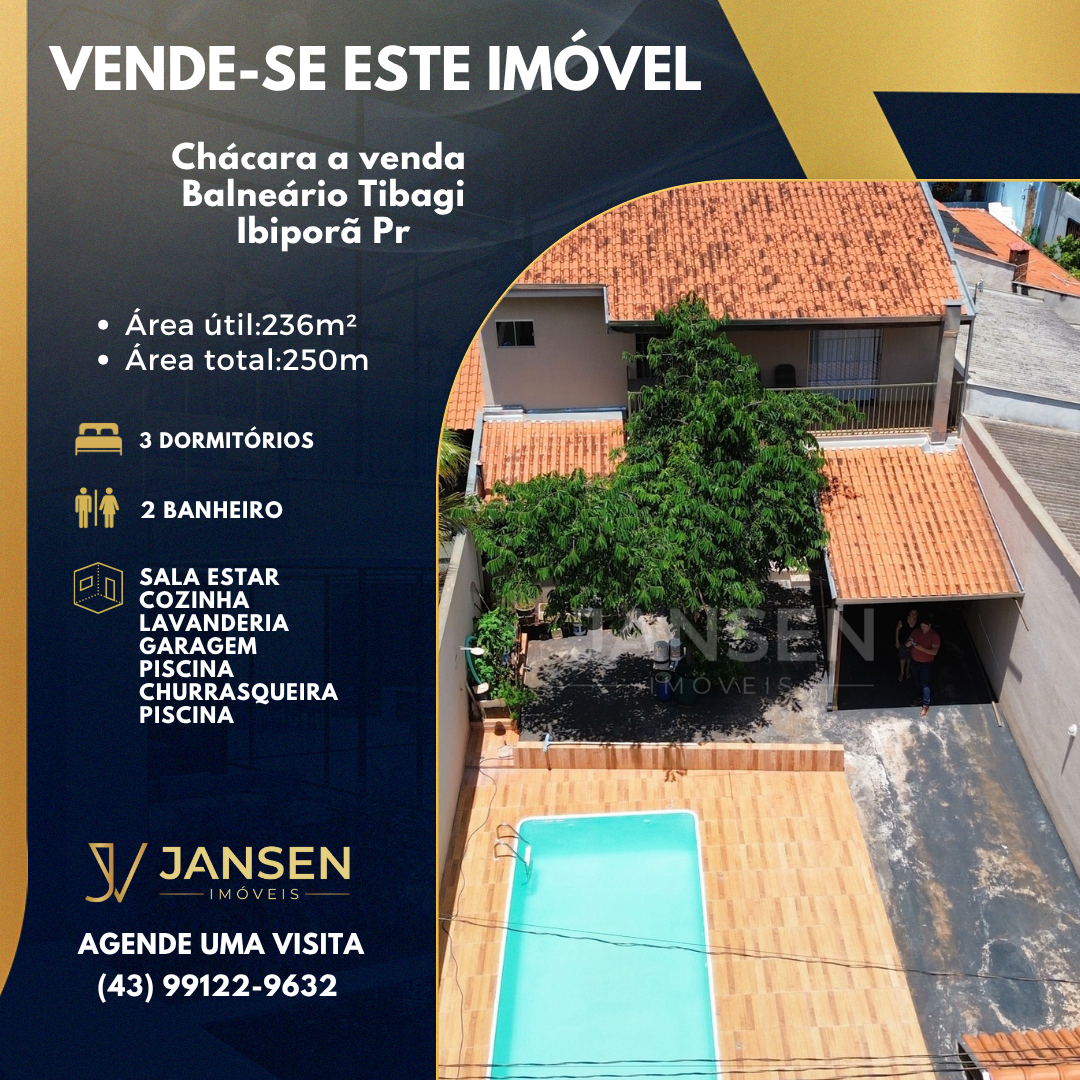 Excelente área de lazer a venda no balneário Tibagi em Ibiporã Imagens do imóveis Excelente área de lazer a venda no balneário Tibagi em Ibiporã