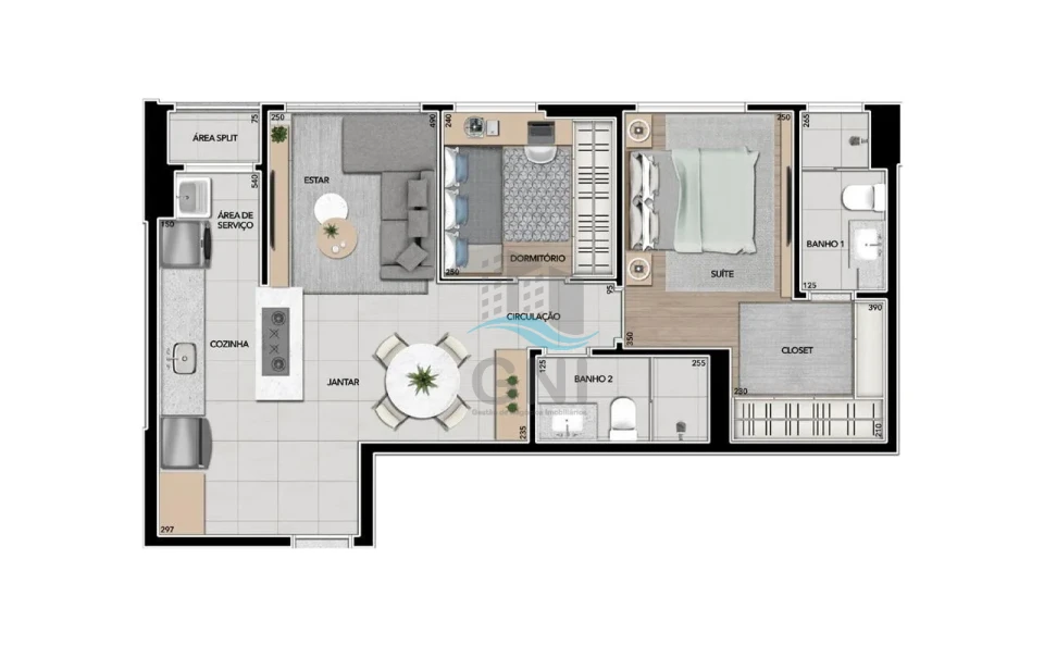 Imagens do imóveis APARTAMENTO PARA LOCAÇÃO - EDIFICIO INSIGHT PALHANO